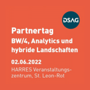 DSAG Partnertag BW/4 im Juni 2022