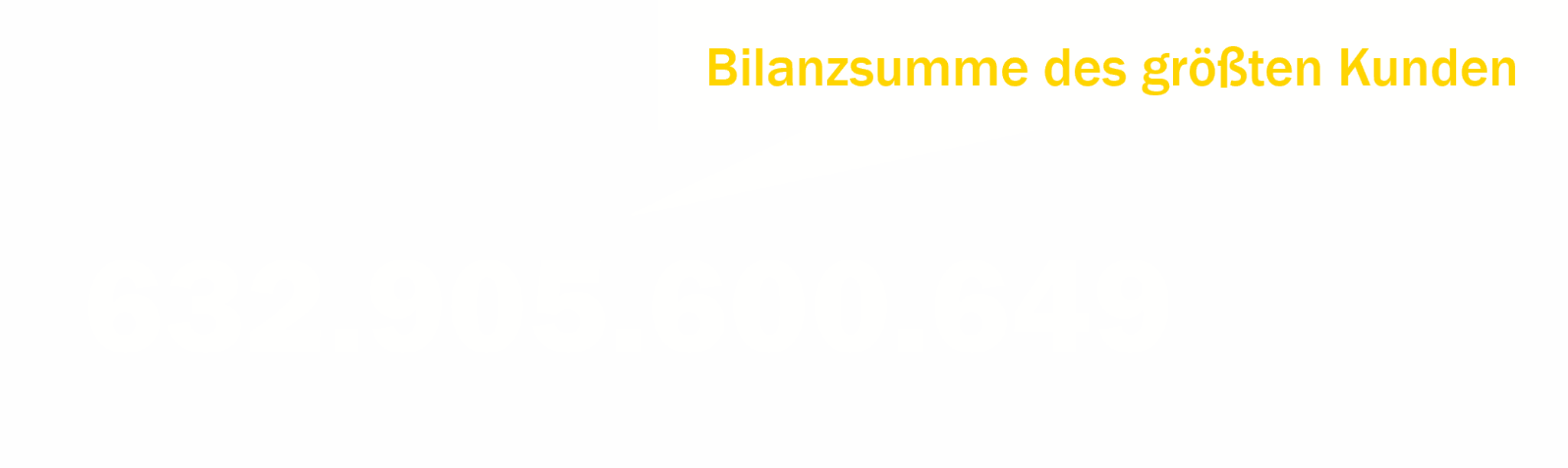 Bilanzsumme des größten Kunden