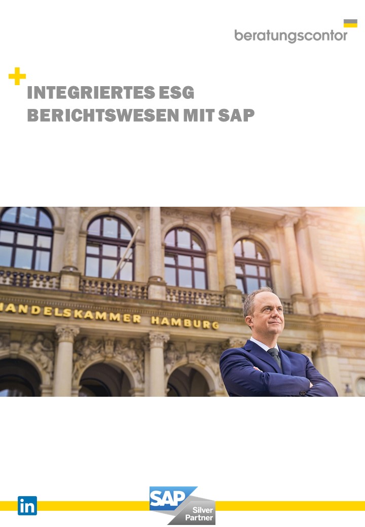 Integriertes ESG Berichtswesen mit SAP: Titelbild