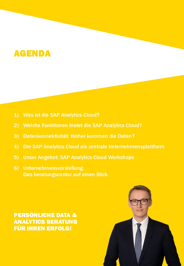 Whitepaper SAP Analytics Cloud: Agenda