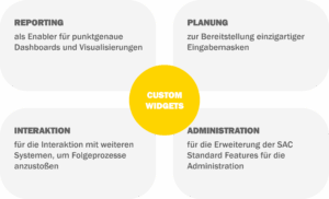 Individualität von Custom Widgets anhand von vier Merkmalen beschrieben